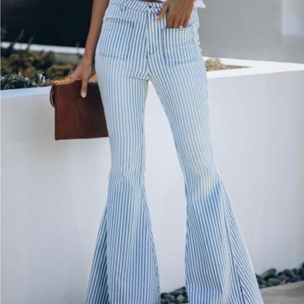Vici striped flares